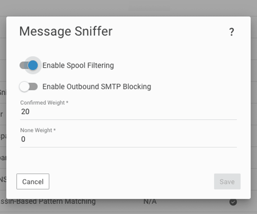 message sniffer