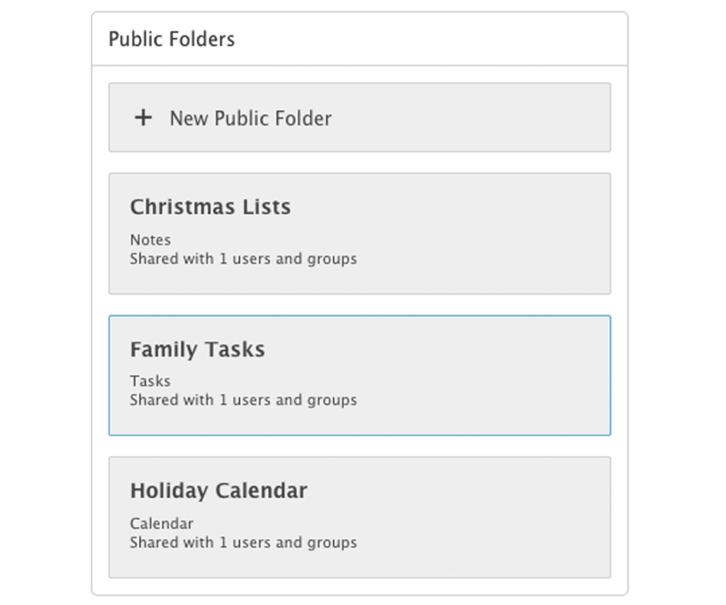 public folders